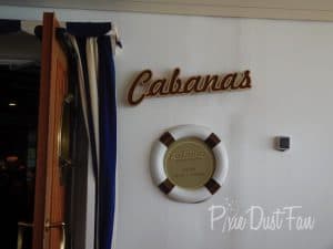 Cabanas Disney Fantasy