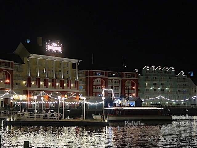 Disney's Boardwalk Resort At Night