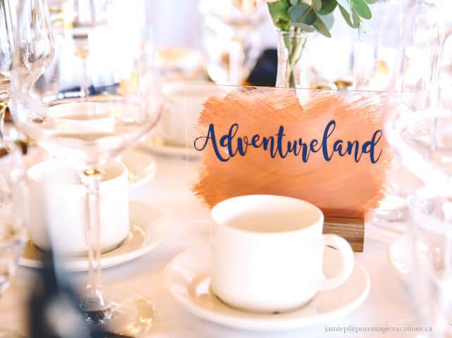 Adventureland Wedding Table