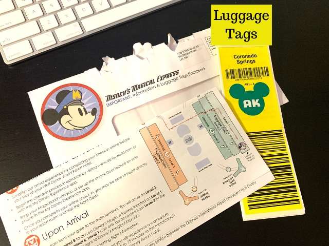 Disney Magical Express Luggage Tags