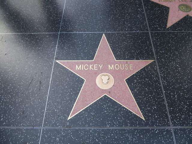Mickey Mouse Hollywood Boulevard Star
