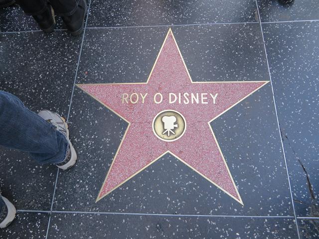 Roy Disney Hollywood Boulevard Star
