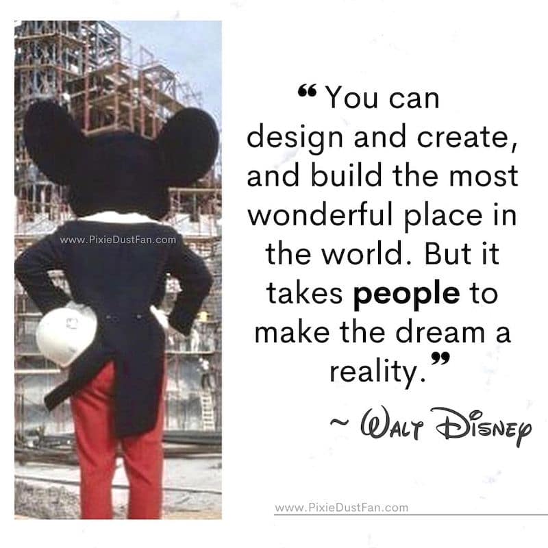 Walt Disney Quote Cast Members